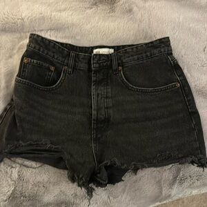 Zara high waisted jean shorts